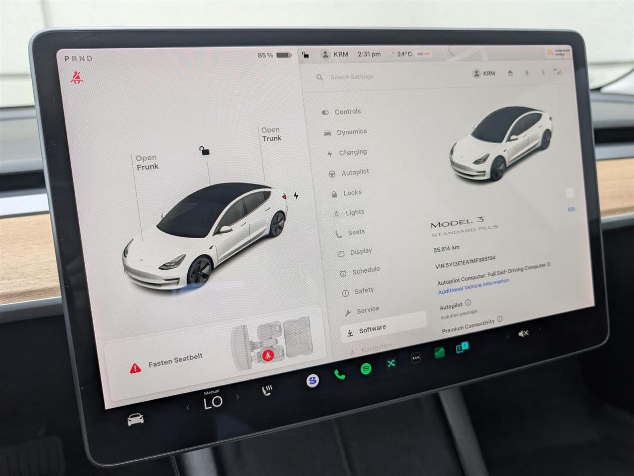 2021 Tesla Model 3 STANDARD RANGE PLUS