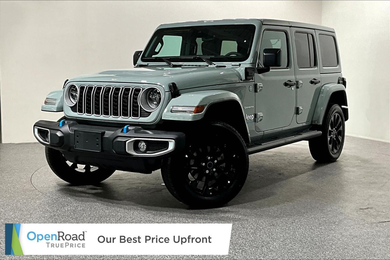 Used 2024 Jeep Wrangler 4xe Sahara 4 Door 4x4 for sale in Port Moody, BC