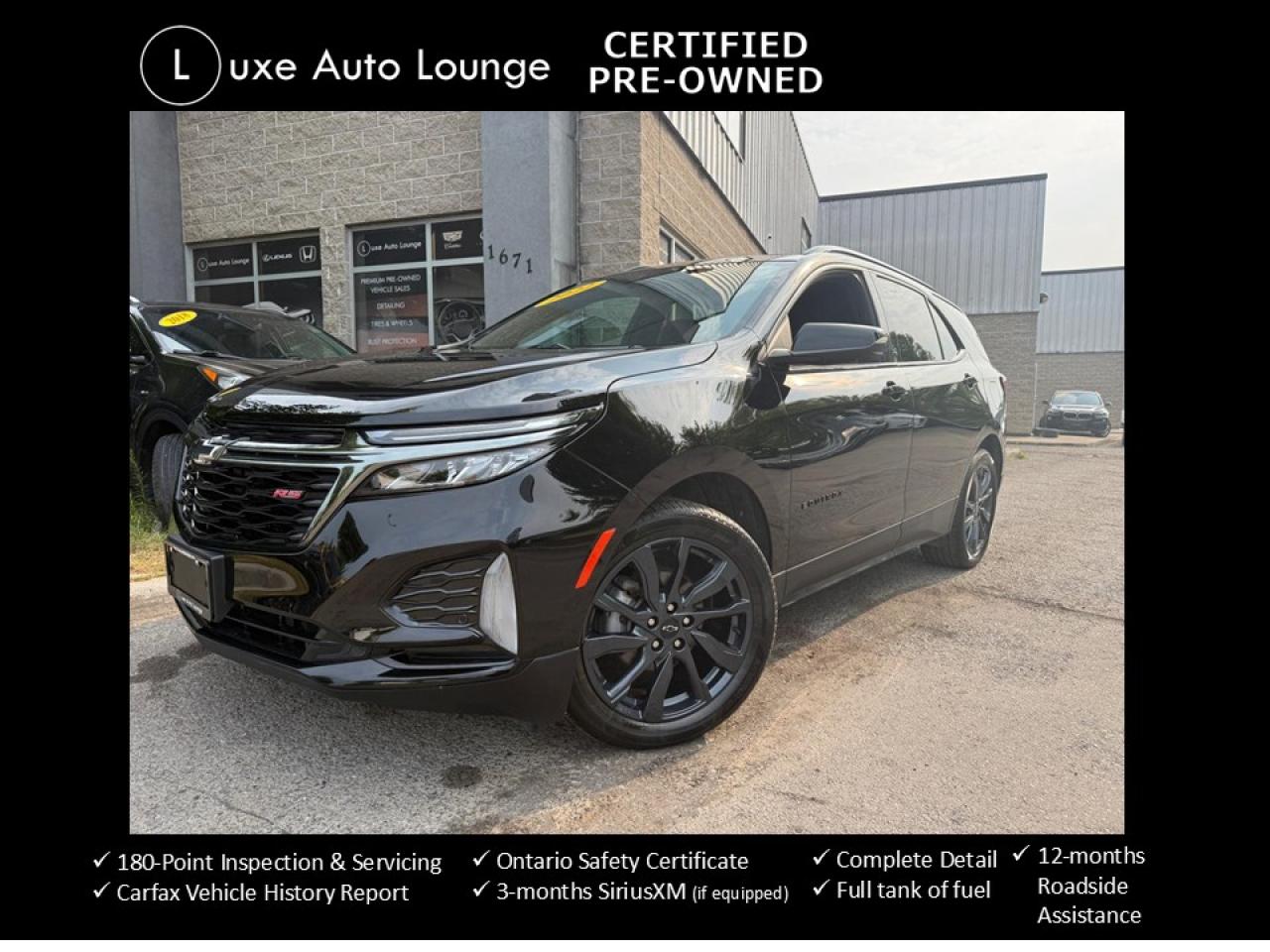 Used 2022 Chevrolet Equinox RS | RS PLUS PCKGE | BOSE AUDIO | NAV | LEATHER for sale in Orleans, ON