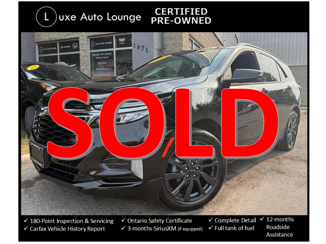 2022 Chevrolet Equinox RS | RS PLUS PCKGE | BOSE AUDIO | NAV | LEATHER