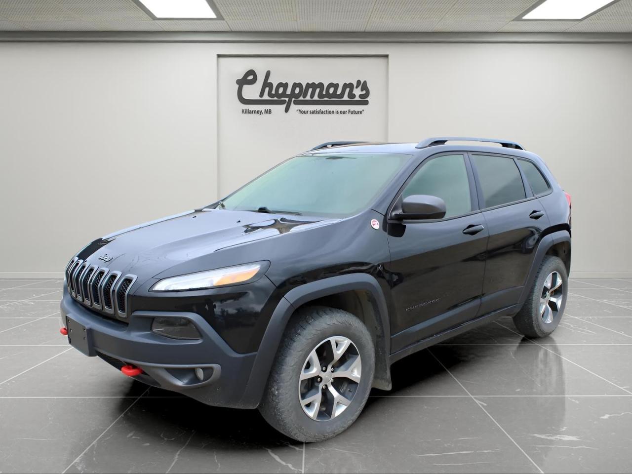 Used 2015 Jeep Cherokee Trailhawk Heated Seats, Heated Steering Wheel, Rear Vison Camera for sale in Killarney, MB