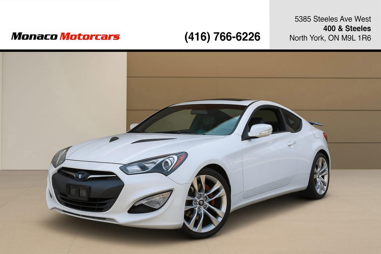 Used 2015 Hyundai Genesis Coupe 3.8L GT - MANUAL|SUNROOF|NAVI|CAMERA|LEATHER for sale in North York, ON