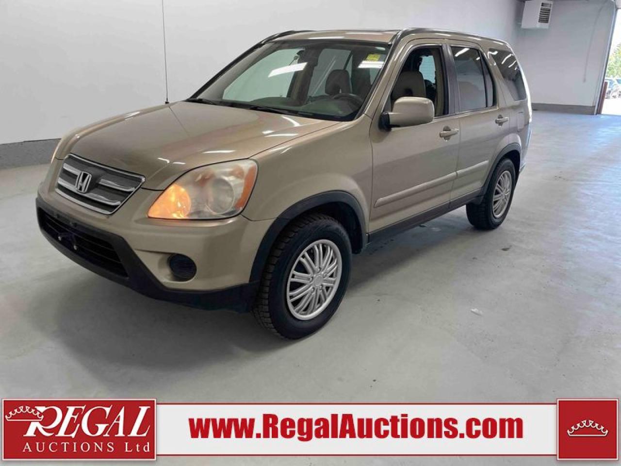 Used 2005 Honda CR-V EX-L for sale in Calgary, AB