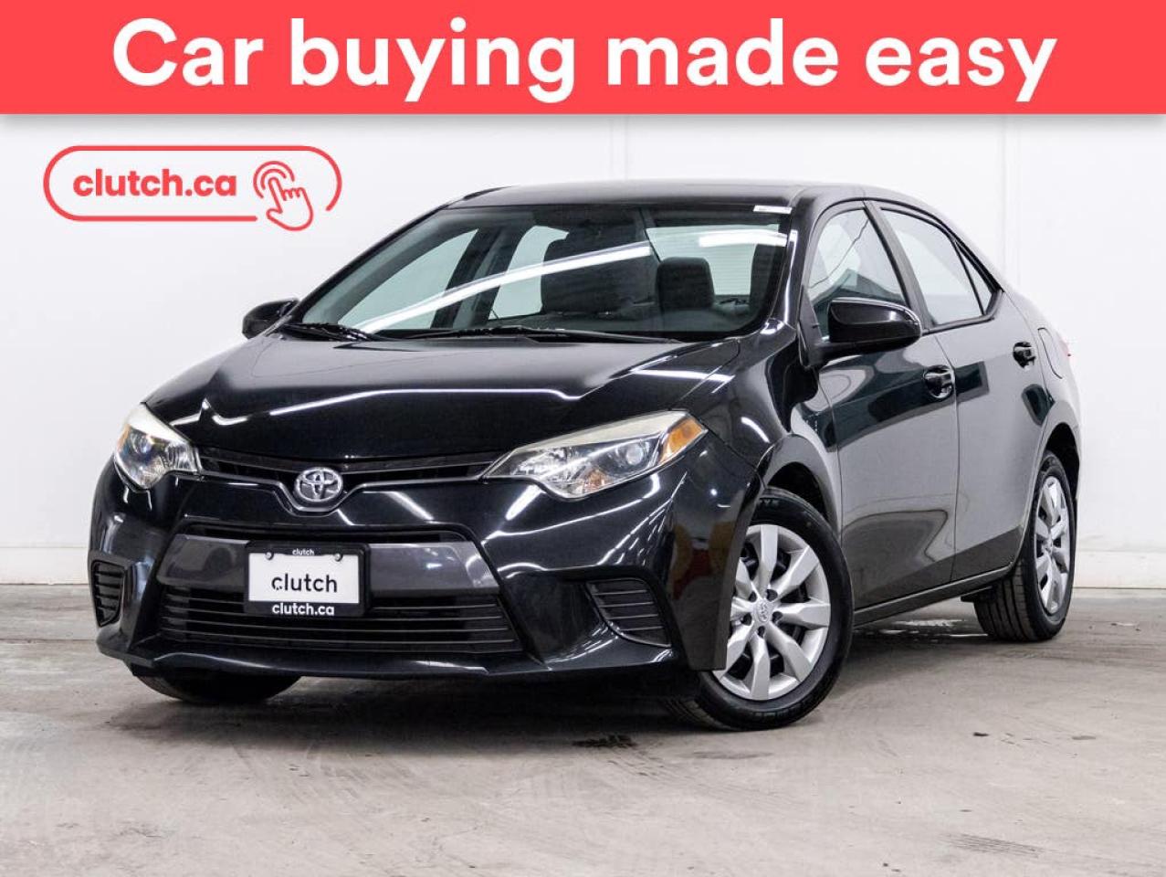 Used 2016 Toyota Corolla LE w/ Heated Front Seats, Rearview Cam, Bluetooth for sale in Toronto, ON