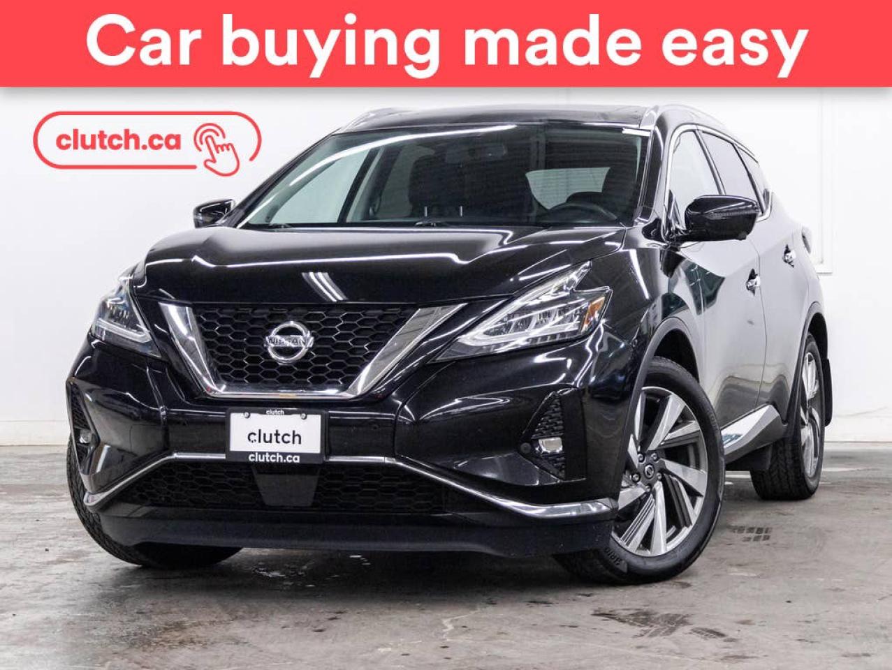 Used 2019 Nissan Murano SL AWD w/ Apple CarPlay & Android Auto, Panoramic Moonroof, Nav for sale in Toronto, ON