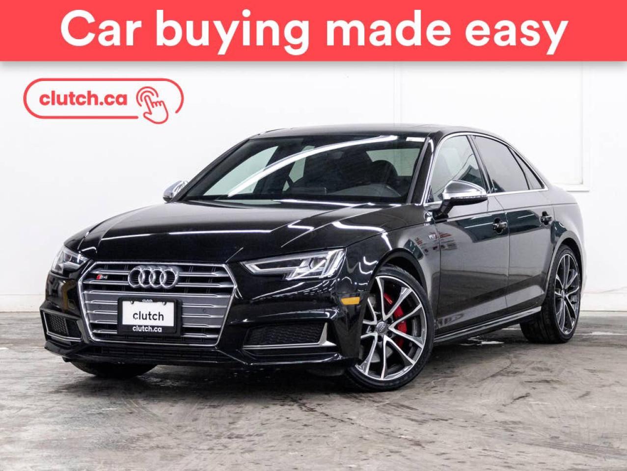 Used 2018 Audi S4 Progressiv quattro AWD w/ Front Heated Seats, Rearview Cam, Cruise Control for sale in Toronto, ON