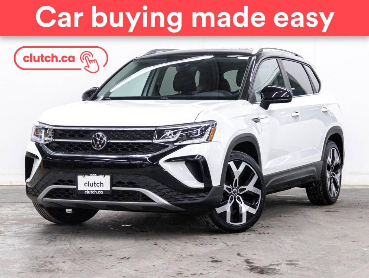 Used 2023 Volkswagen Taos Highline AWD w/Apple Carplay & Android Auto, Heated Front Seats, Backup Cam for sale in Toronto, ON