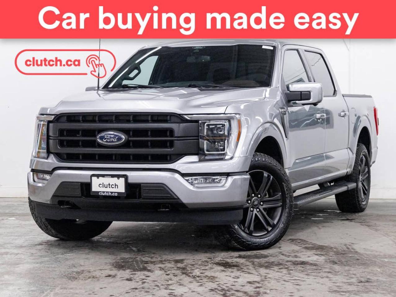 Used 2021 Ford F-150 Lariat SuperCrew 5 1/2 ft 4x4 w/ Apple CarPlay & Android Auto, Panoramic Moonroof, Nav for sale in Toronto, ON