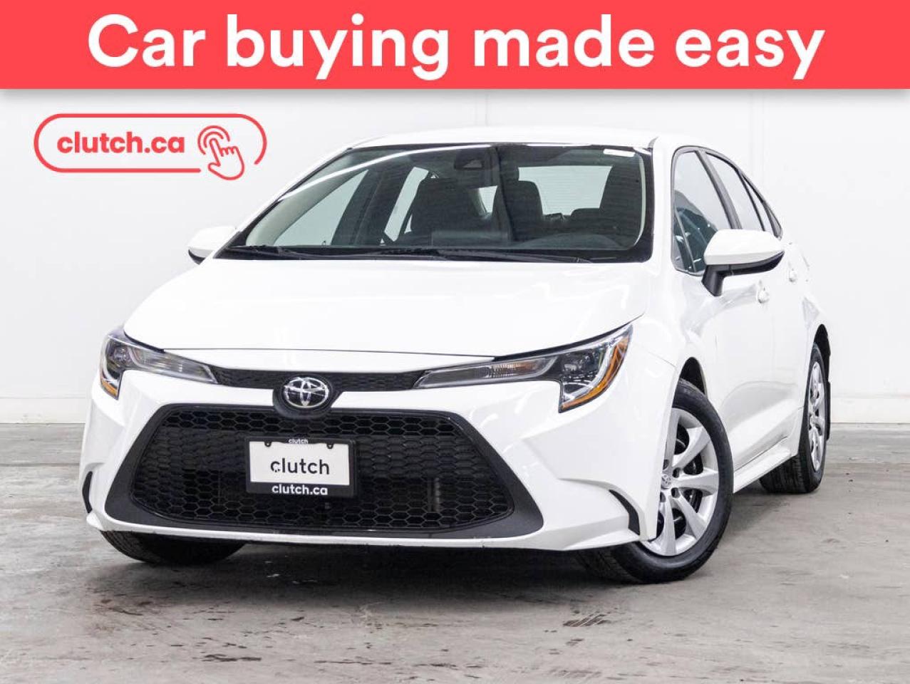 Used 2022 Toyota Corolla LE w/ Apple CarPlay & Android Auto, Heated Front Seats, Rearview Cam for sale in Toronto, ON