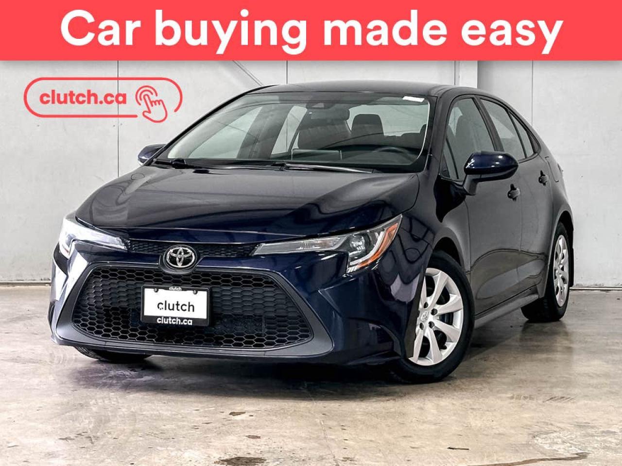 Used 2020 Toyota Corolla LE w/ Apple CarPlay, Heated Front Seats, Rearview Cam for sale in Toronto, ON