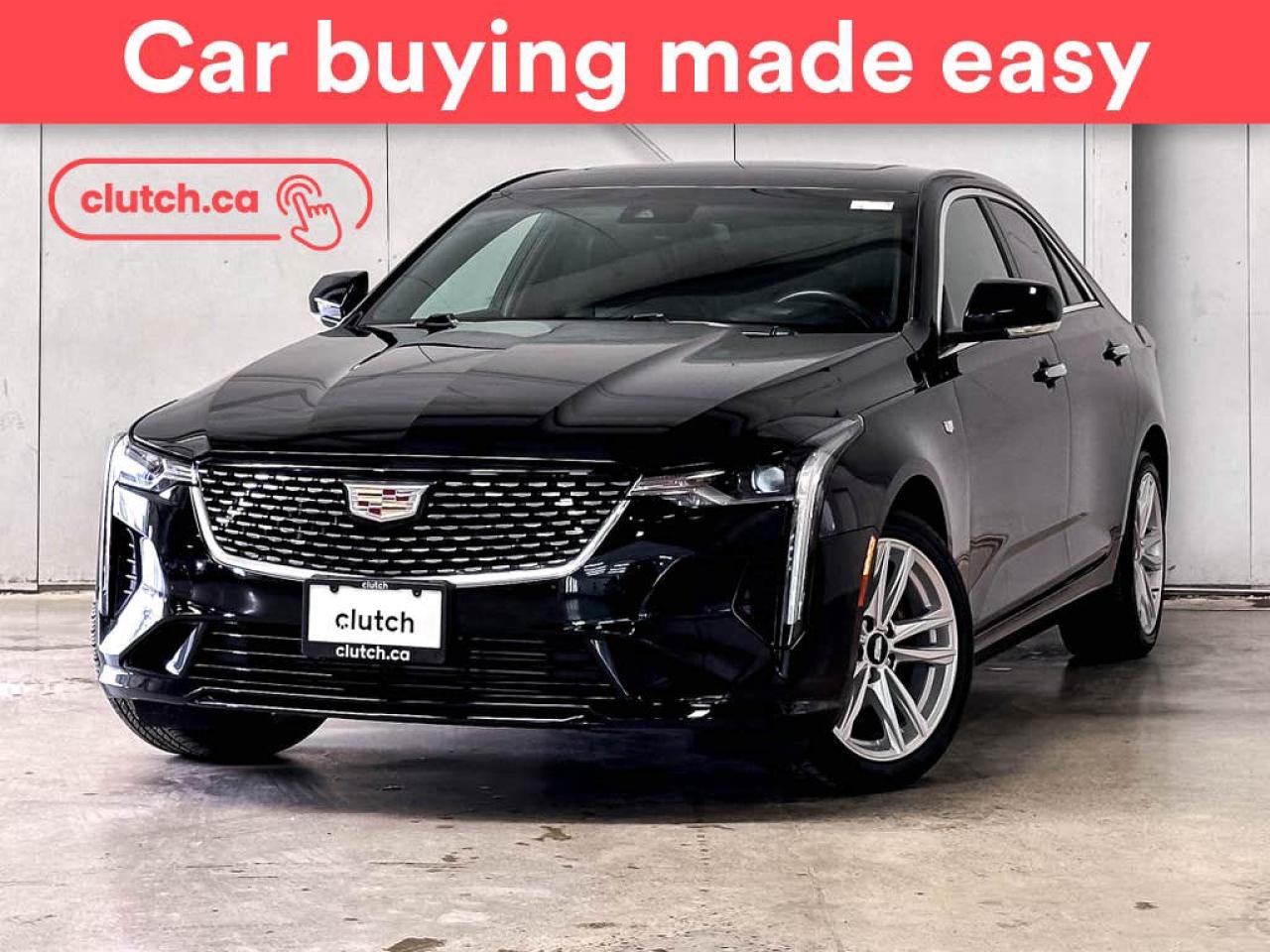 Used 2023 Cadillac CT4 Luxury w/ Apple CarPlay, Heated Front Seats, Rearview Cam for sale in Toronto, ON