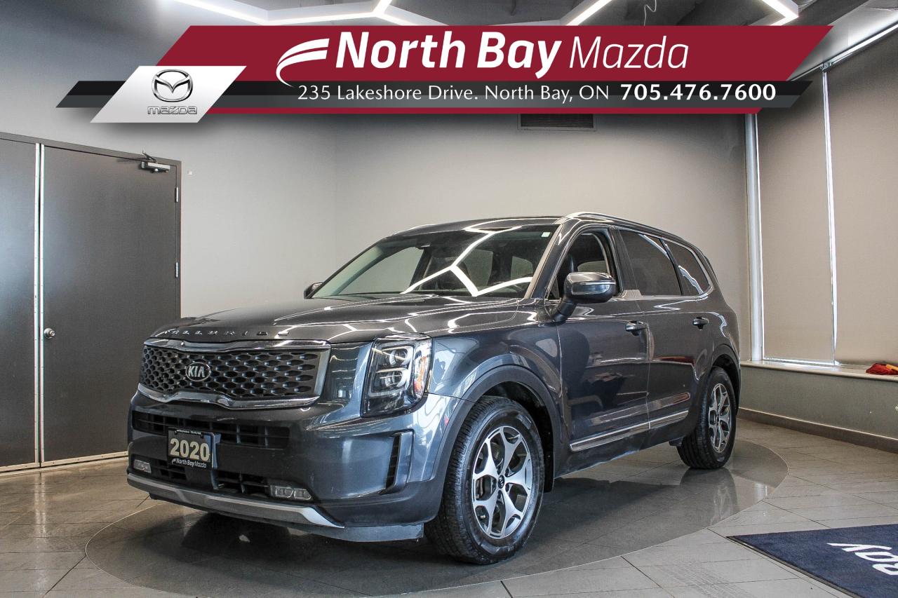 Used 2020 Kia Telluride EX HEATED SEATS/STEERING WHEEL - 8 PASSENGER SEATS - NAVIGATION - CLEAN CARFAX for sale in North Bay, ON