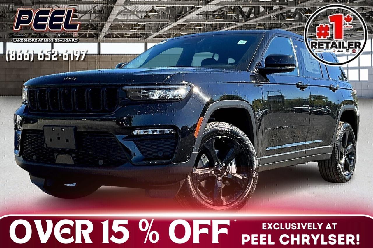 New 2025 Jeep Grand Cherokee LIMITED | Black App Pkg | Pano Roof | LuxTech 2 for sale in Mississauga, ON