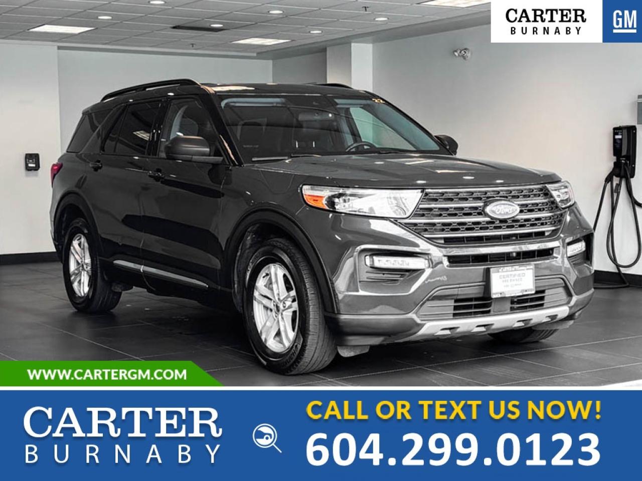 Used 2022 Ford Explorer XLT 4WD | SUNROOF/POWER & HEAT SEAT/POWER LIFTGATE for sale in Burnaby, BC