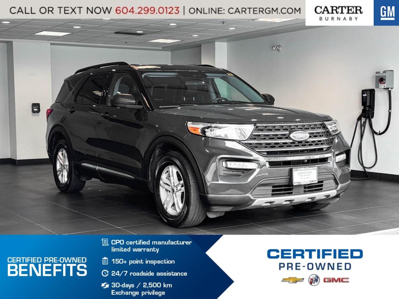 Used 2022 Ford Explorer XLT 4WD | SUNROOF/POWER & HEAT SEAT/POWER LIFTGATE for sale in Burnaby, BC