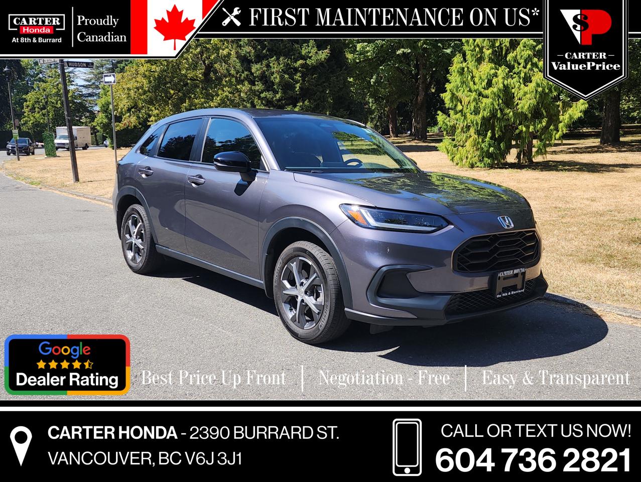 Used 2023 Honda HR-V Sport AWD CVT for sale in Vancouver, BC