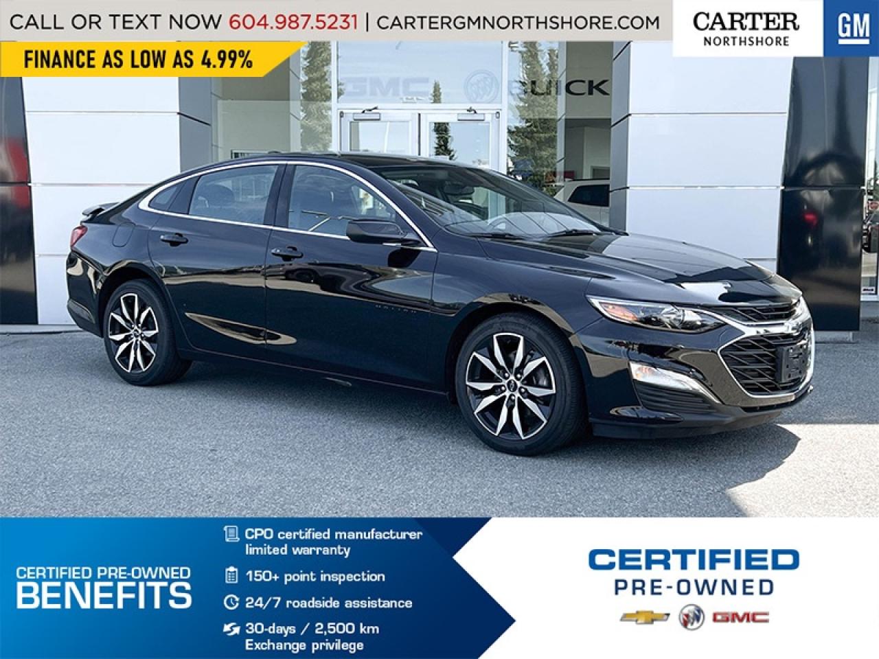 Used 2022 Chevrolet Malibu RS | Power Seats/Remote Start/Push Button Start for sale in North Vancouver, BC