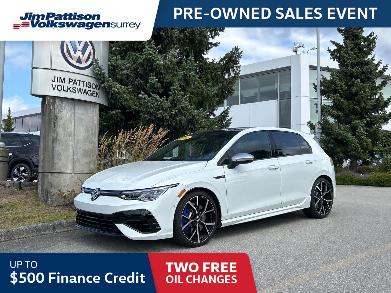 Used 2022 Volkswagen Golf R VW CERTIFIED, NO ACCIDENT, VERY LOW MILEAGE for sale in Surrey, BC