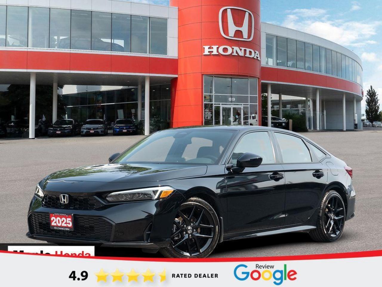 Used 2025 Honda Civic Sedan Sunroof| Heated Seats| Auto Start| Honda Sensing| for sale in Vaughan, ON
