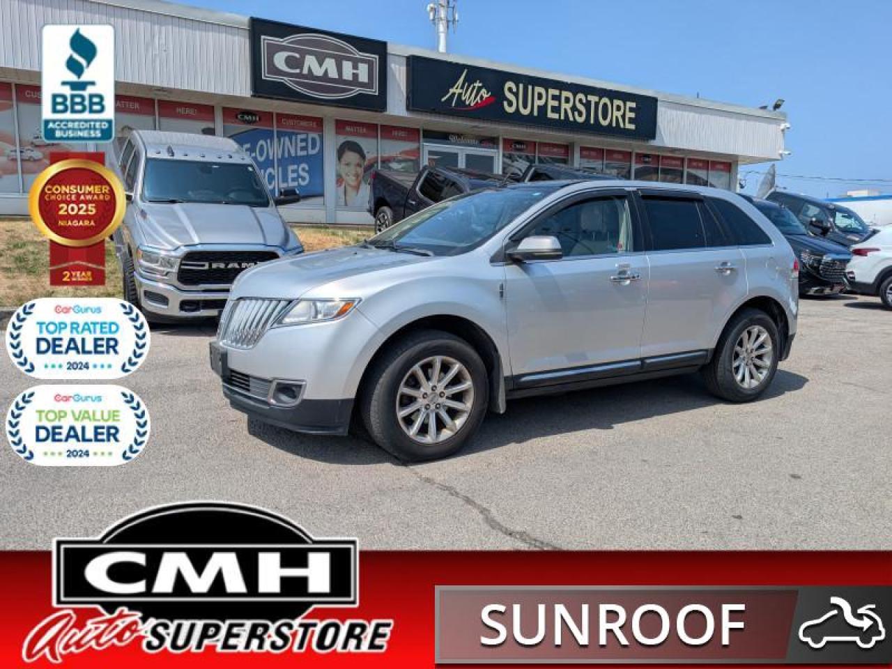 2013 Lincoln MKX V6 AWD  **PANO ROOF - PWR GATE**