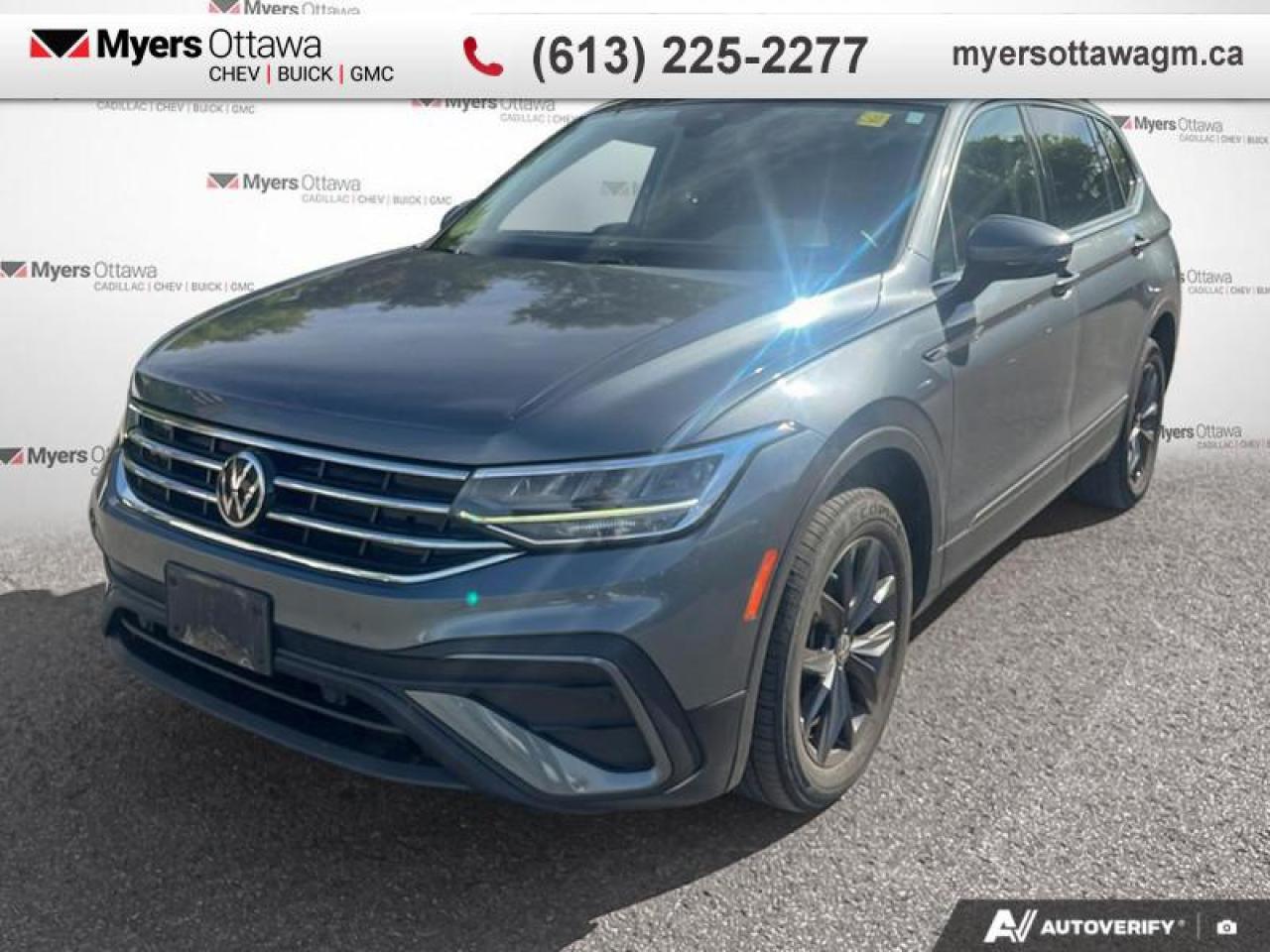 Used 2022 Volkswagen Tiguan Comfortline  COMFORTLINE, AWD, SUNROOF, CERTIFIED for sale in Ottawa, ON