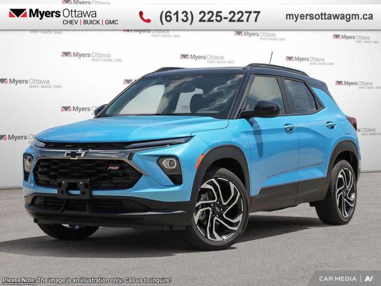 New 2026 Chevrolet TrailBlazer RS  TRAILBLAZER RS AWD, SUNROOF, MARINA BLUE for sale in Ottawa, ON
