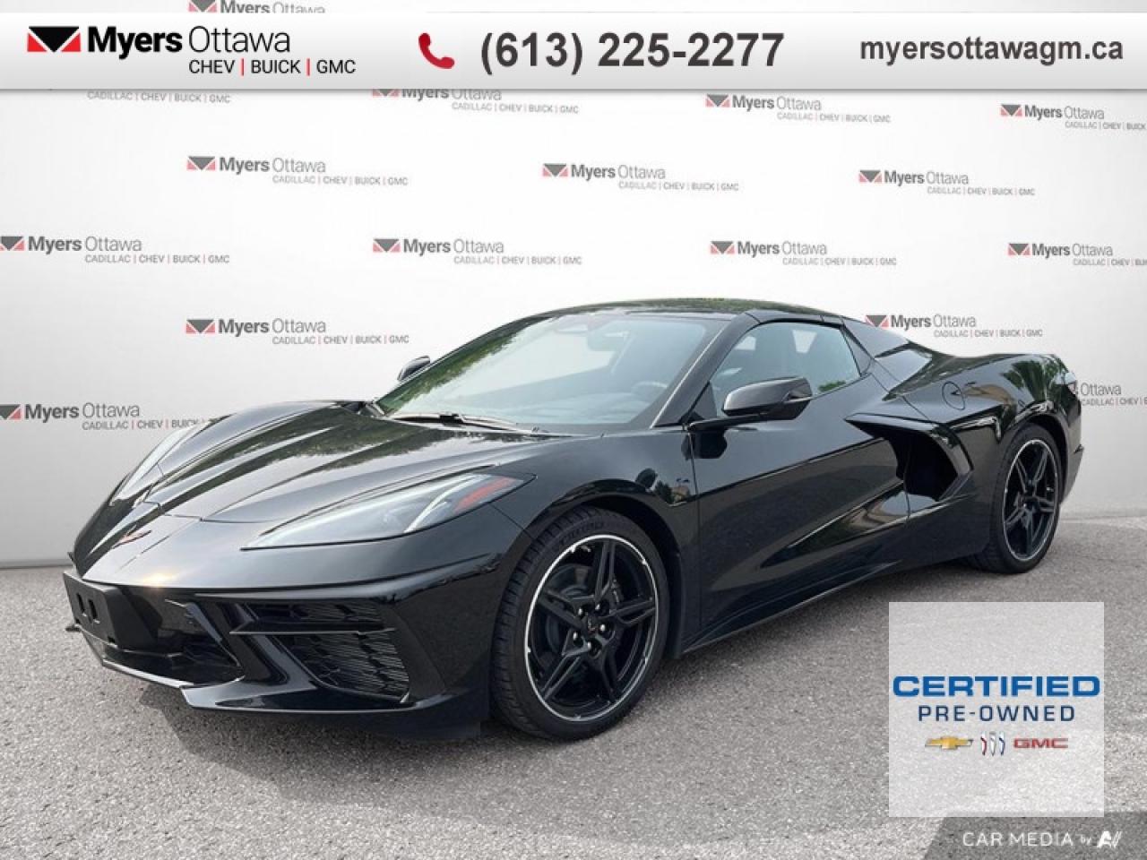 Used 2025 Chevrolet Corvette 2LT  2LT, CONVERTIBLE, MAG RIDE, TRIPLE BLACK for sale in Ottawa, ON