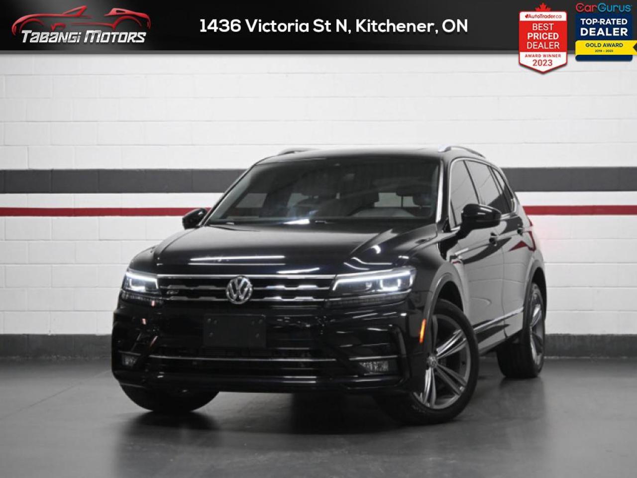 Used 2021 Volkswagen Tiguan Highline   R-Line White Leather 360CAM Fender Navigation Panoramic Roof Remote Start for sale in Mississauga, ON