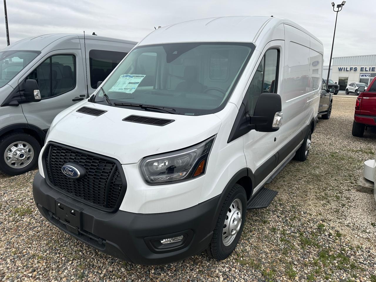 New 2025 Ford Transit Cargo Van BASE T-250 148 Med Rf 9070 GVWR AWD 101A for sale in Elie, MB