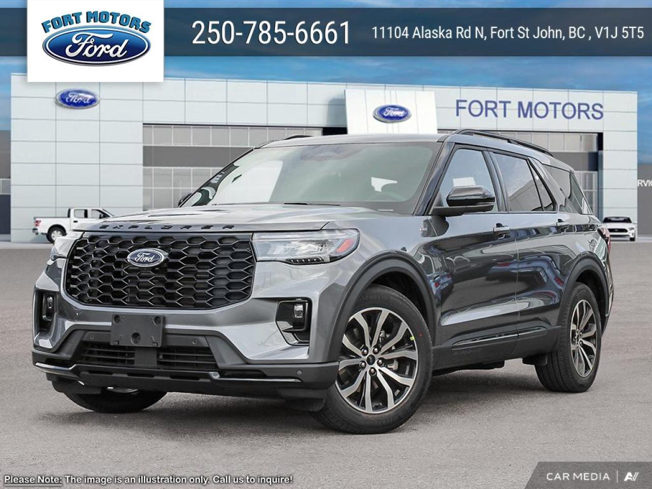 <p>Looking for a stylish and capable SUV thats ready for any adventure? Check out this brand-new 2025 Ford Explorer ST-Line, now available at Fort Motors! This stunning SUV, finished in sleek Carbonized Grey, is designed to turn heads while providing a comfortable and connected driving experience. With its bold exterior styling and a well-appointed interior, the Explorer ST-Line is perfect for both city commutes and weekend getaways. This SUV is equipped with all the features you need to stay safe, entertained, and in control on the road.</p>
<p>This Explorer ST-Line is packed with features designed to enhance your driving experience. The interior boasts Onyx, heated unique cloth chairs, ensuring comfort on every journey. The advanced technology, including an integrated navigation system and a panoramic vista roof, keeps you connected and entertained. Plus, with its robust 4-wheel drive system and powerful engine, this Explorer is ready to tackle any road conditions.</p>
<p>Here are five standout features of this 2025 Ford Explorer ST-Line:</p>
<ul>
<li><strong>Panoramic Vista Roof:</strong> Enjoy breathtaking views and let the sunshine in with the expansive panoramic roof.</li>
<li><strong>ST-LINE STREET PACK:</strong> Make a statement with the ST-Line Street Pack, featuring eye-catching 21" wheels, performance brakes, and red-painted calipers.</li>
<li><strong>Advanced Safety Features:</strong> Drive with confidence thanks to the Ford Co-Pilot360™ technology, including blind-spot monitoring, rear cross-traffic braking, and more.</li>
<li><strong>Heated Leather Steering Wheel:</strong> Stay comfortable and in control with the heated leather steering wheel, perfect for those chilly Canadian mornings.</li>
<li><strong>Integrated Navigation System:</strong> Never get lost again with the built-in navigation system, guiding you to your destination with ease.</li>
</ul>
<p>Visit Fort Motors today to experience the 2025 Ford Explorer ST-Line for yourself!</p>
<p><strong><em>Powered by AutoIntelligence™</em></strong>
Vehicle information has been generated using artificial intelligence and is provided for informational purposes only. While efforts are made to ensure accuracy, please confirm all details directly with the dealer.</p>
