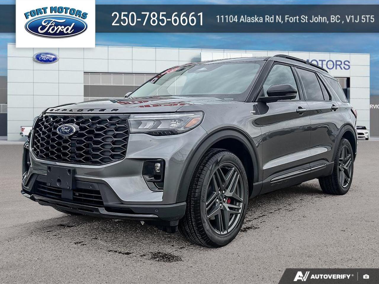 New 2025 Ford Explorer ST-Line for sale in Fort St John, BC