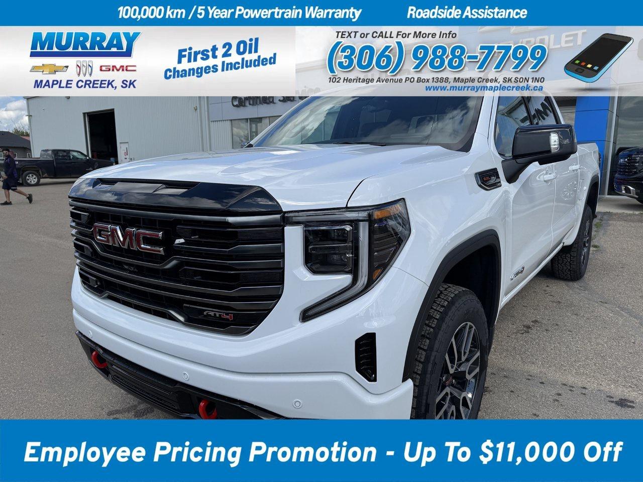 New 2025 GMC Sierra 1500 AT4 for sale in Maple Creek, SK