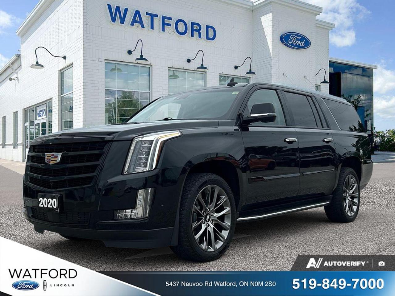 Used 2020 Cadillac Escalade ESV 4WD 4dr Premium Luxury for sale in Watford, ON