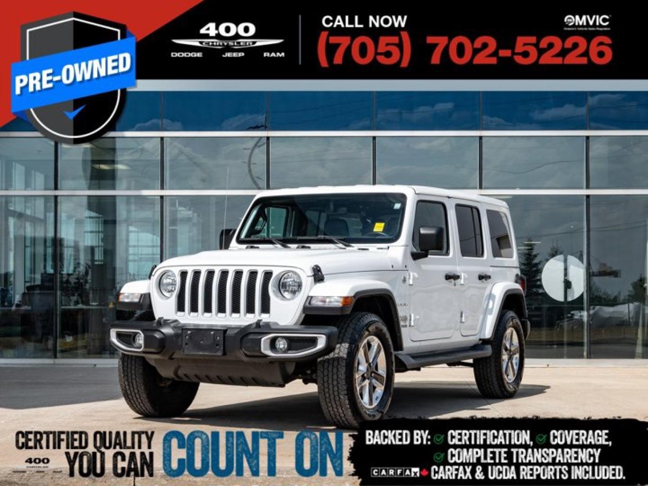 Used 2021 Jeep Wrangler Unlimited Sahara for sale in Innisfil, ON