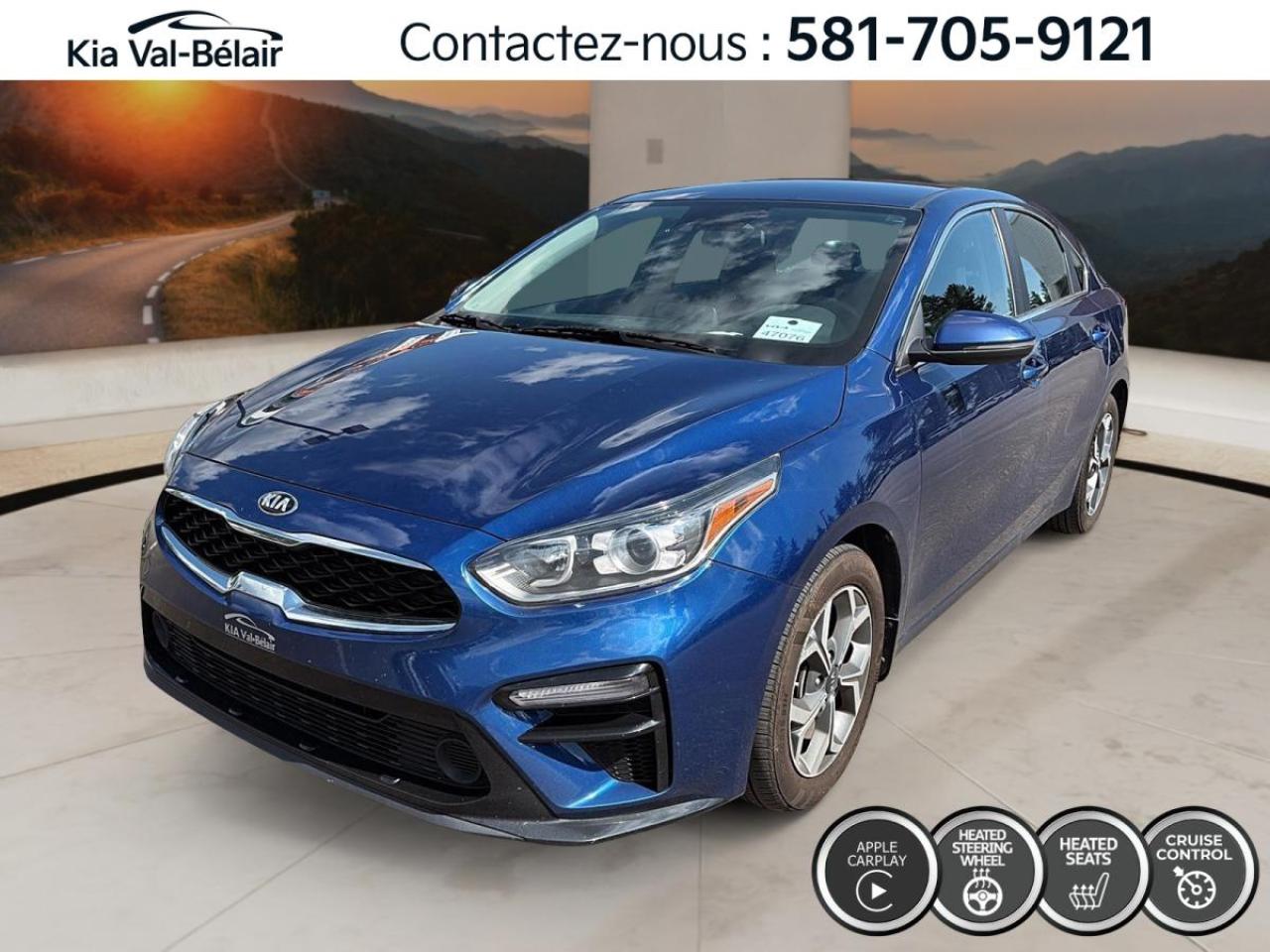 Used 2021 Kia Forte EX *IVT *CARPLAY *CAMERA *CRUISE *SIÈGES CHAUFF for sale in Québec, QC