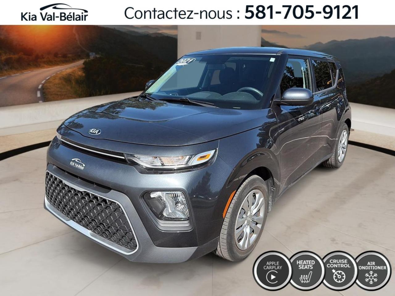Used 2021 Kia Soul LX * CARPLAY * CRUISE * SIEGE CHAUFF * CAMERA for sale in Québec, QC