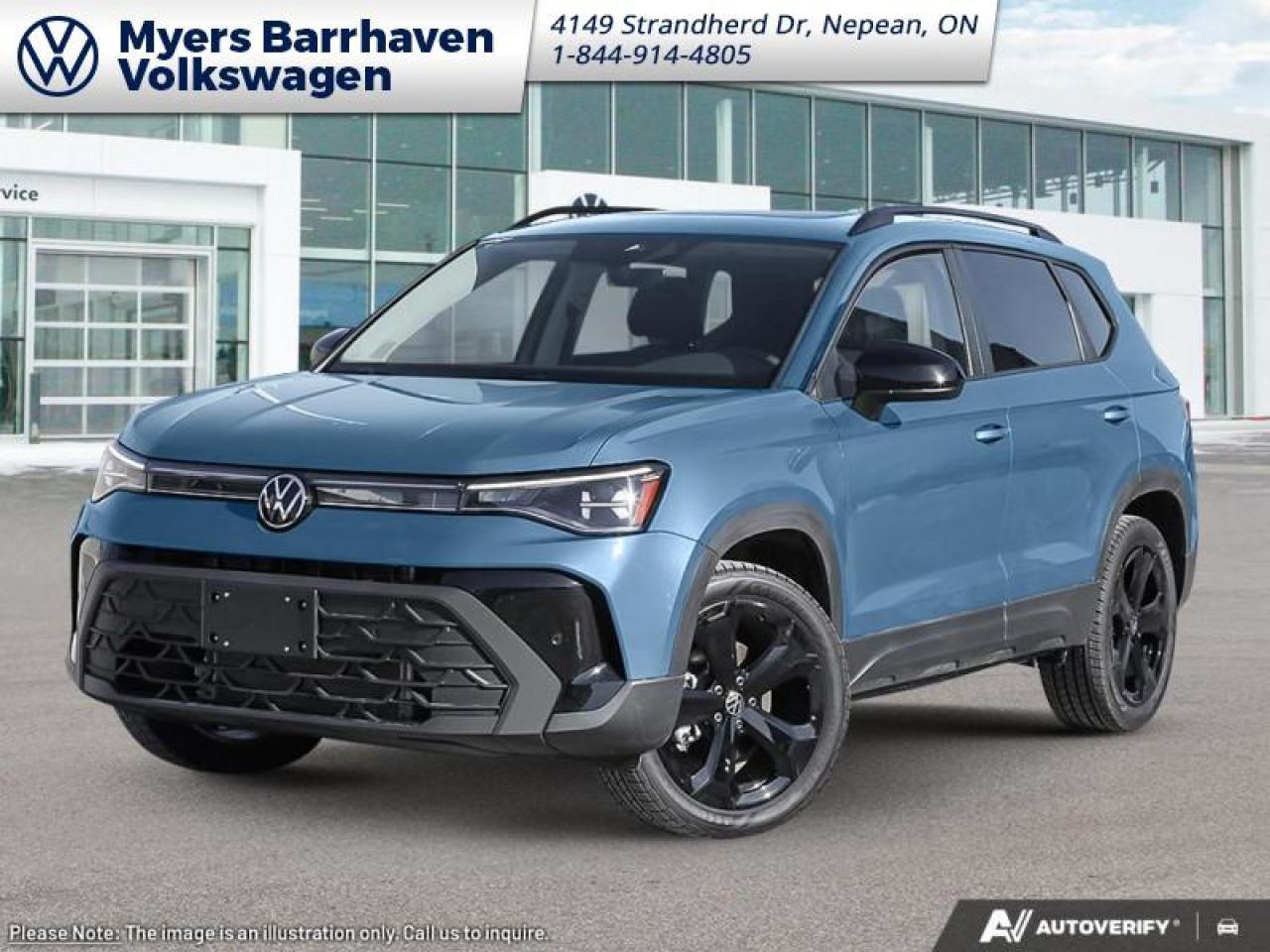 New 2026 Volkswagen Taos Comfortline Black Edition 4MOTION for sale in Nepean, ON