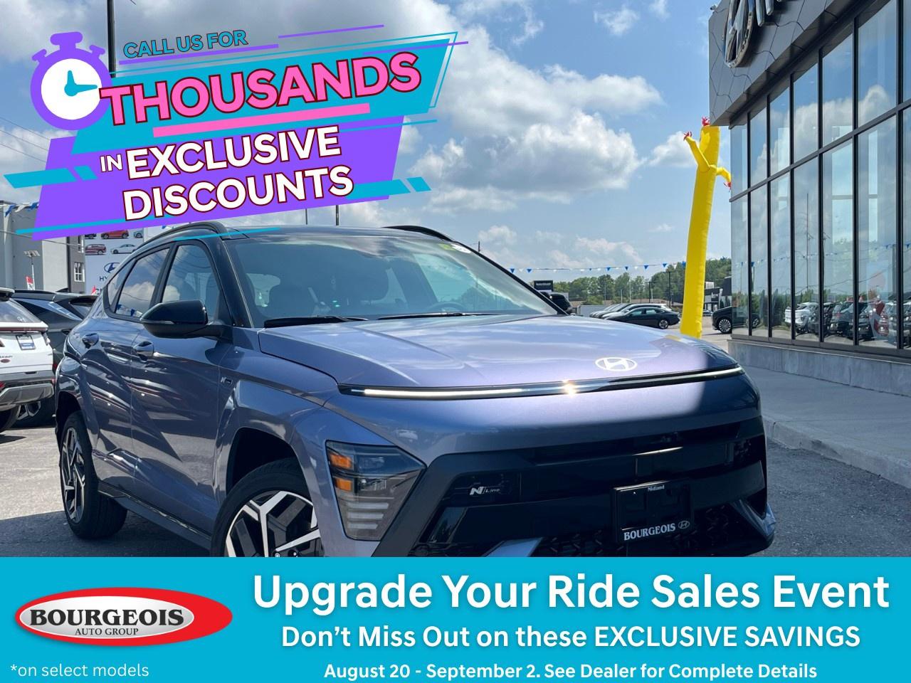 New 2026 Hyundai KONA 1.6T N Line AWD w/Two-Tone Roof for sale in Midland, ON