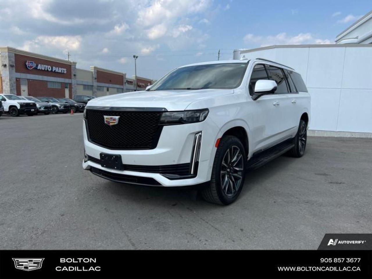 Used 2022 Cadillac Escalade ESV Sport CERTIFIED PRE OWNED - FINANCE @ 4.99% for sale in Bolton, ON