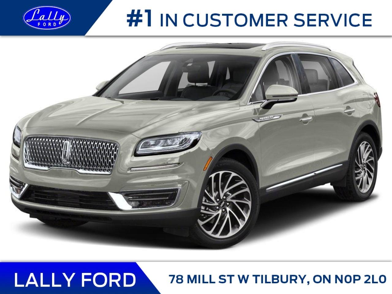 New 2019 Lincoln Nautilus RESERVE for sale in Tilbury, ON