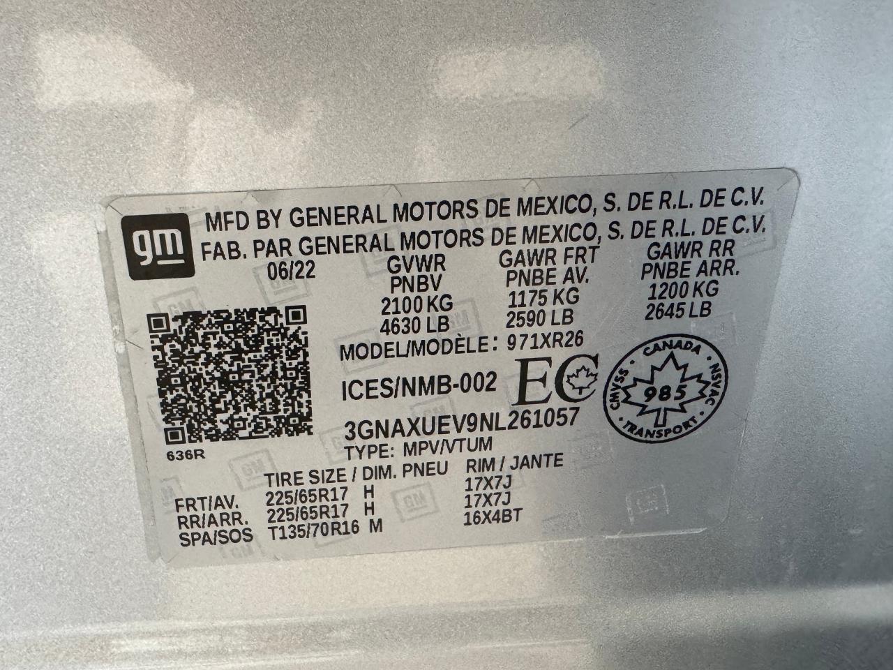 2022 Chevrolet Equinox AWD LT+New Tires+ApplePlay+CLEAN CARFAX - Photo #36