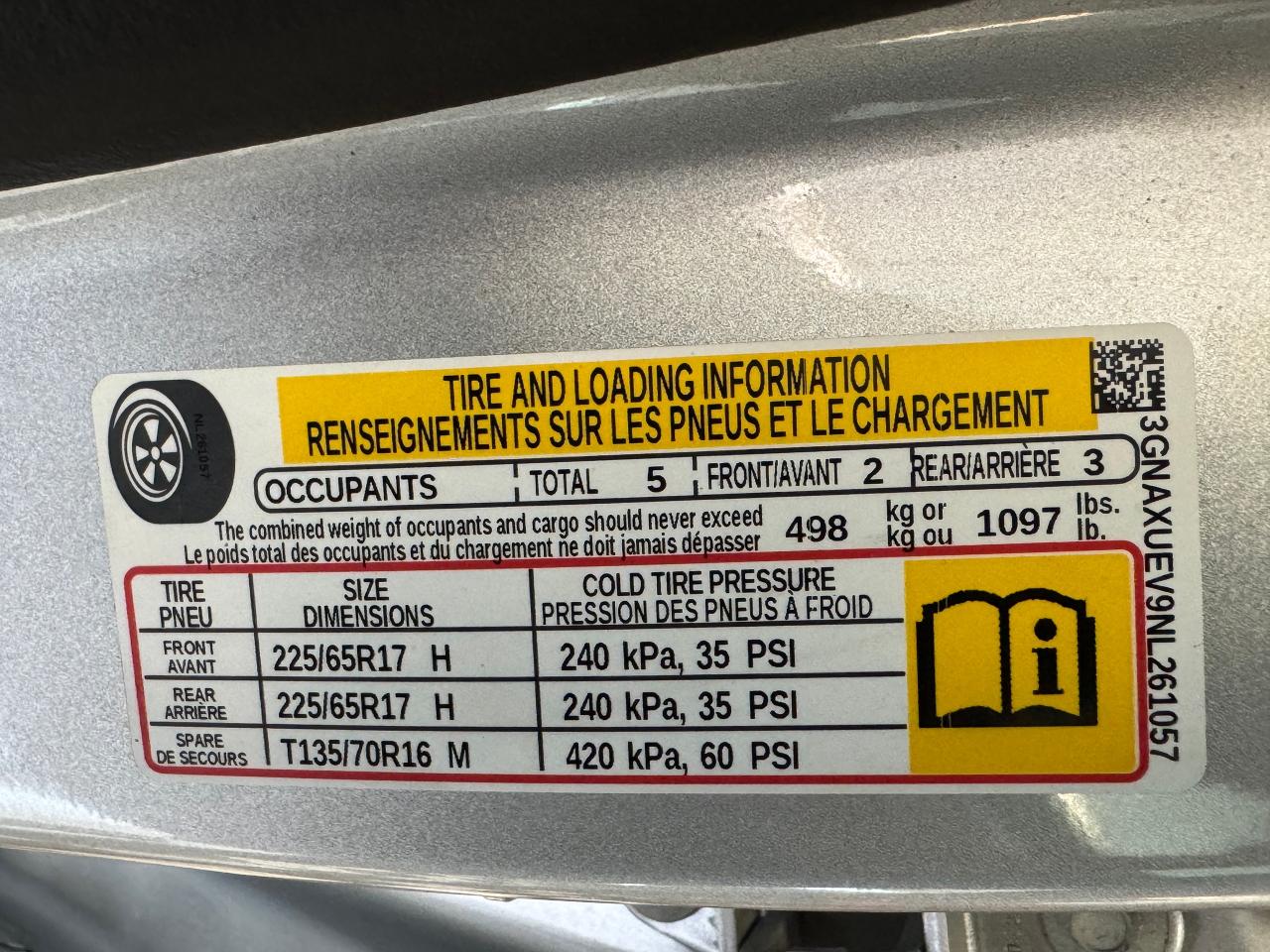 2022 Chevrolet Equinox AWD LT+New Tires+ApplePlay+CLEAN CARFAX - Photo #37