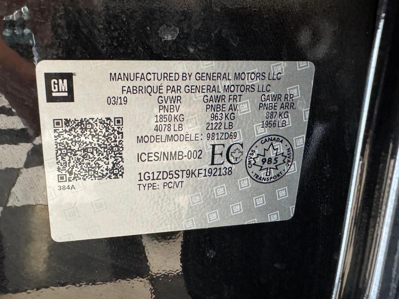 2019 Chevrolet Malibu LT+ApplePlay+Camera+New Tires+CLEAN CARFAX - Photo #34