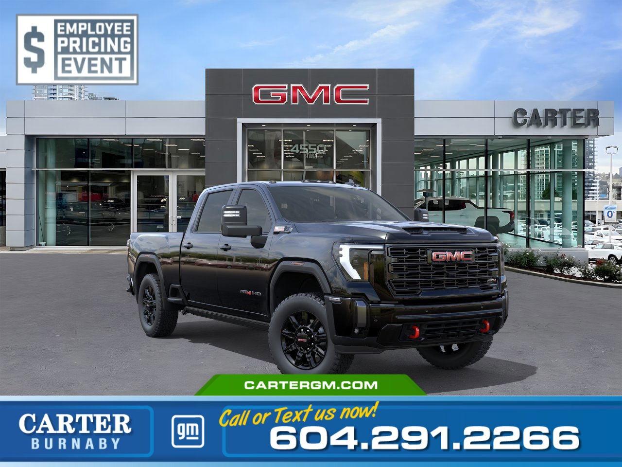 New 2025 GMC Sierra 3500 HD AT4 4WD | $11,778 REBATE/6.6L TURBO DIESEL DURAMAX for sale in Burnaby, BC