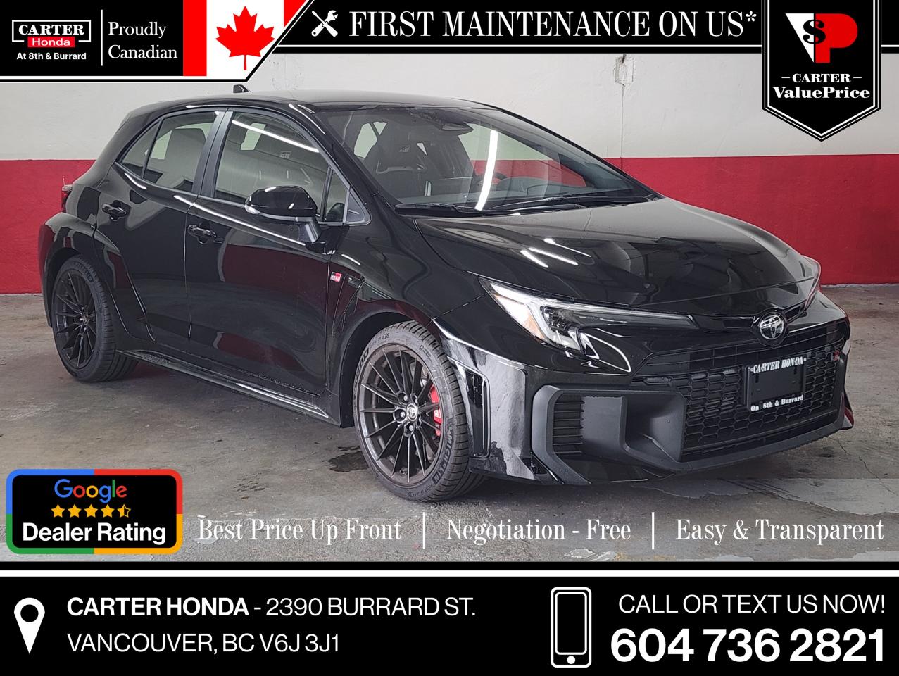 Used 2025 Toyota GR Corolla Manual for sale in Vancouver, BC