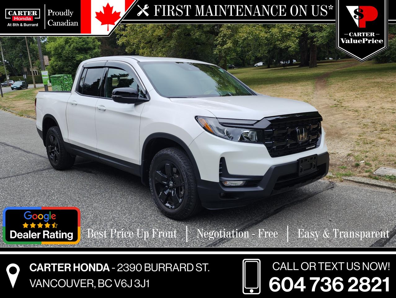Used 2024 Honda Ridgeline Black Edition AWD, GPS, VENTED SEATS, LEATHER for sale in Vancouver, BC