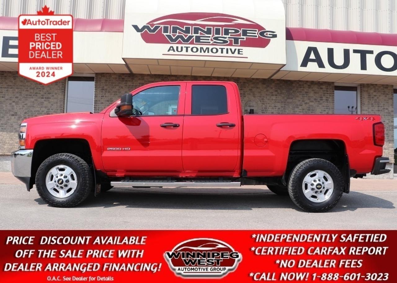 Used 2018 Chevrolet Silverado 2500 HD 6.0L VORTEC V8 4X4, VERY CLEAN, LOW KMS, HD GVW for sale in Headingley, MB