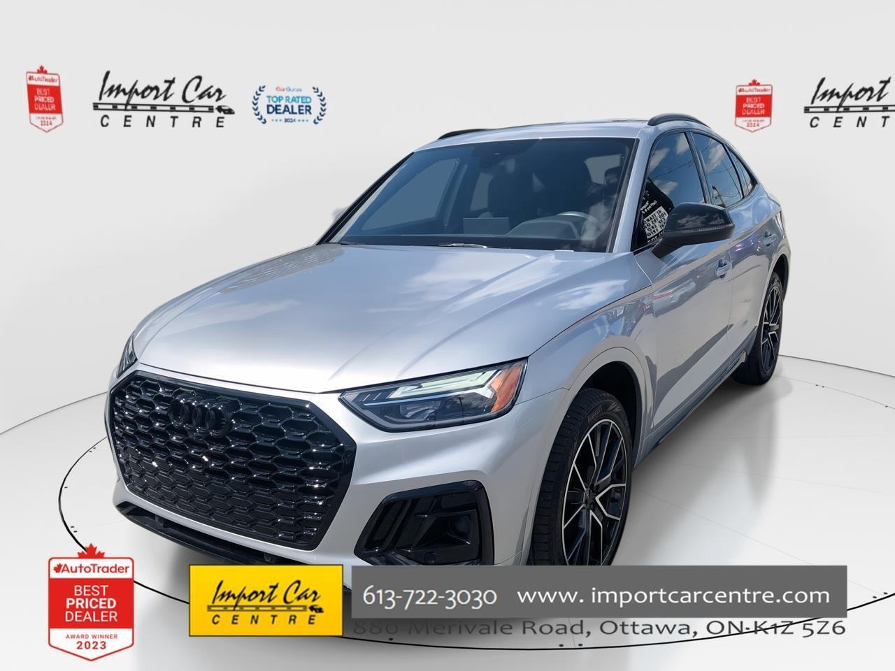 Used 2024 Audi Q5 45 Progressiv SPORTBACK GLOSS COMPETITON PKG, LEAT for sale in Ottawa, ON