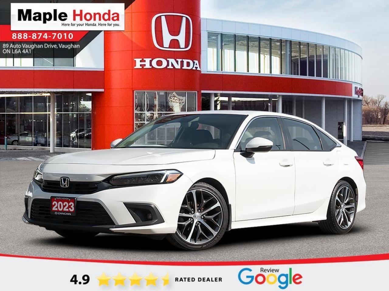 Used 2023 Honda Civic Sedan Leather Seats| navigation| Sunroof| Heated Seats| for sale in Vaughan, ON