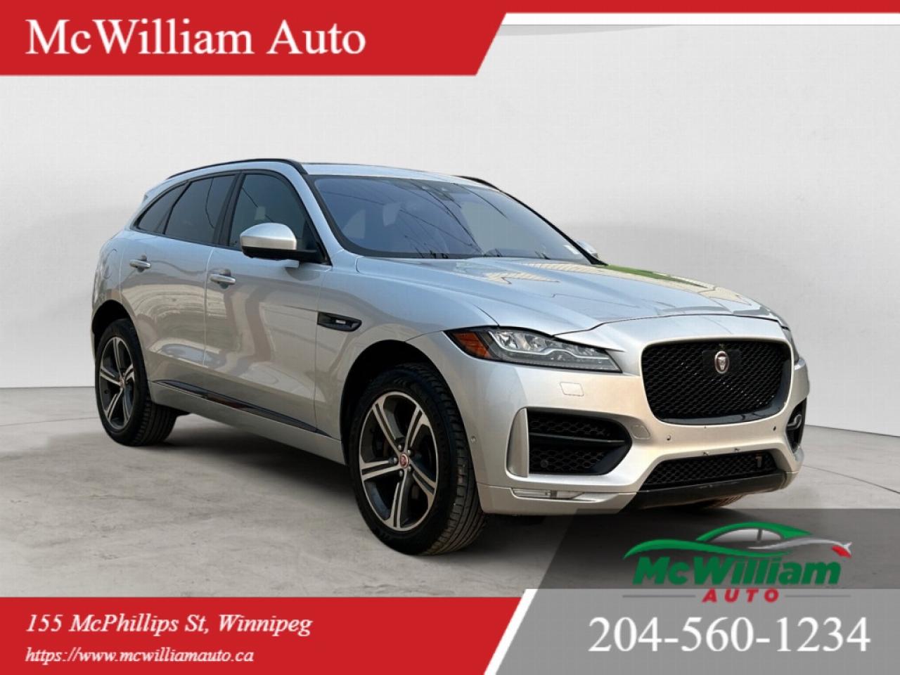 Used 2017 Jaguar F-PACE 20d R Sport | Heads up Display| Pano Roof | Meridian Sound System | for sale in Winnipeg, MB